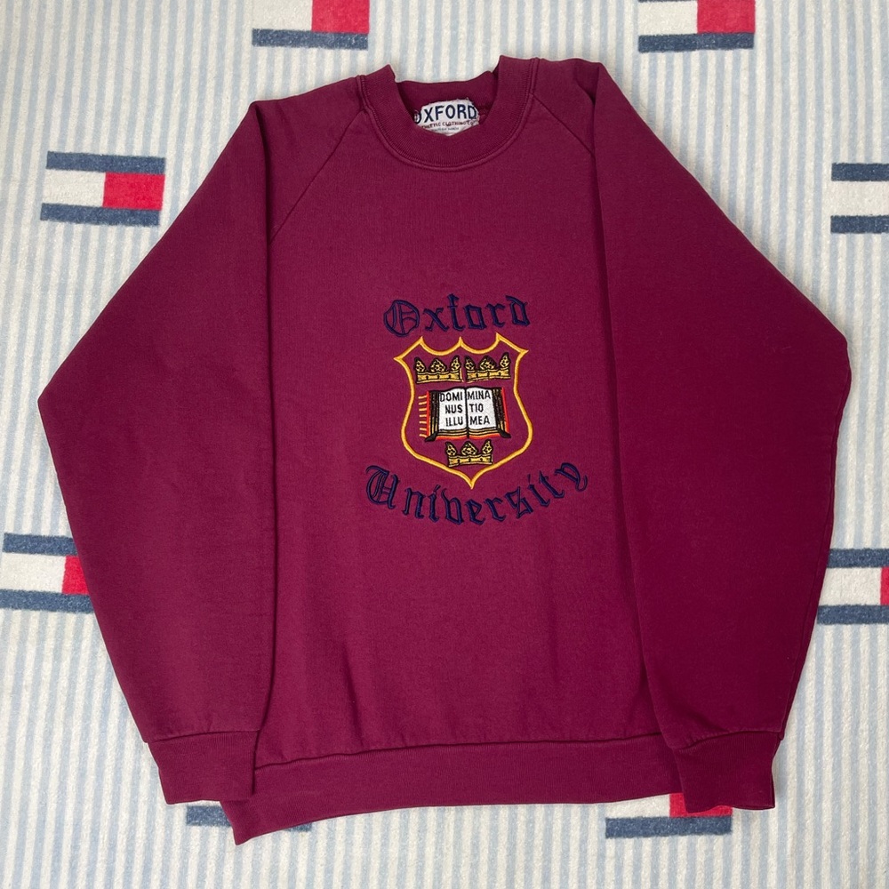 Vintage Oxford University crewneck sweatshirt